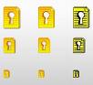 Create icons in various colors and ...