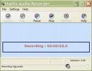 Huelix Audio Recorder is recording ...