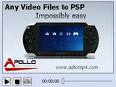 Apollo PSP Video converter step by ...