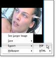 3. Export DVD images to HTML
